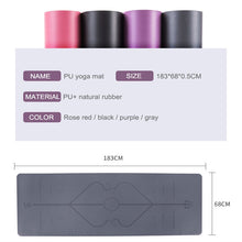 Load image into Gallery viewer, Yoga Mat 5mm Rubber Non-Slip
