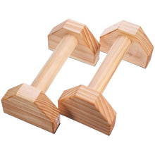 Load image into Gallery viewer, Wooden Bar Push-Up Stand

