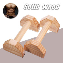 Load image into Gallery viewer, Wooden Bar Push-Up Stand
