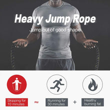 Load image into Gallery viewer, Fitness Heavy Jump Rope Crossfit Weighted Battle
