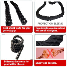 Load image into Gallery viewer, Fitness Heavy Jump Rope Crossfit Weighted Battle
