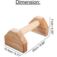 Load image into Gallery viewer, Wooden Bar Push-Up Stand

