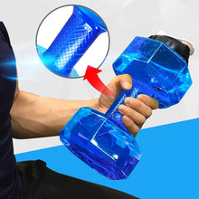 Load image into Gallery viewer, Plastic Water Dumbbells 1.5L/2.2L Capacity
