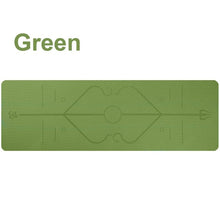 Load image into Gallery viewer, Yoga Mat With Position Line Fitness
