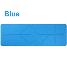 Load image into Gallery viewer, Yoga Mat With Position Line Fitness
